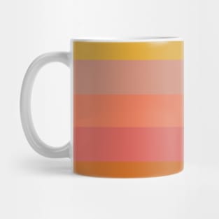 Boho Desert Sunset Stripes Mug